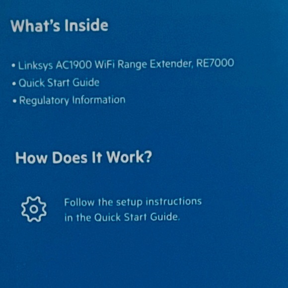 NEW Linksys WiFi Extender — RE7000 Max-Stream AC1900+ WiFi Extender - Picture 4 of 12